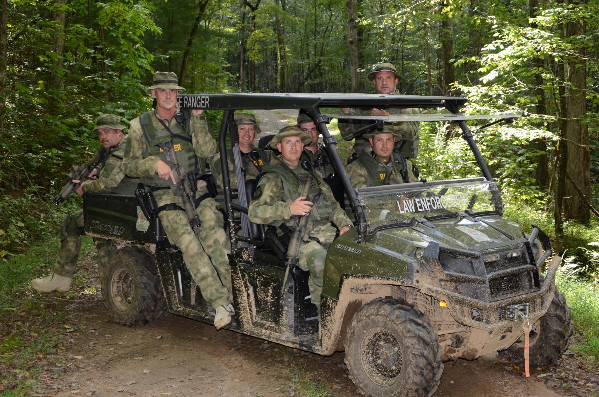 Special Operations Group on UTV