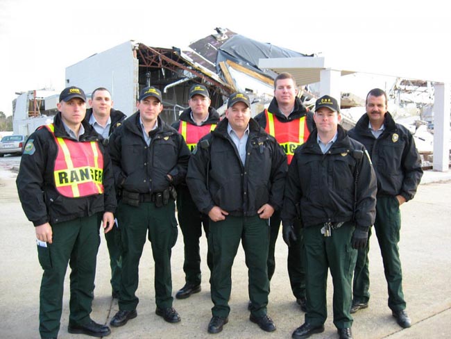 Eight members of the DNR Body Recovery Team