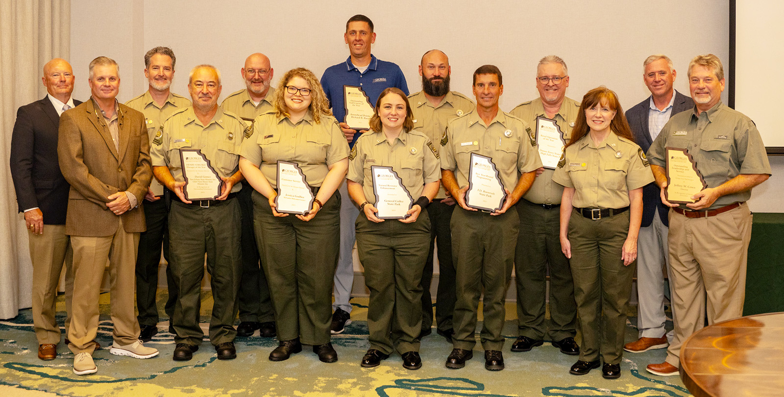 All award winners group