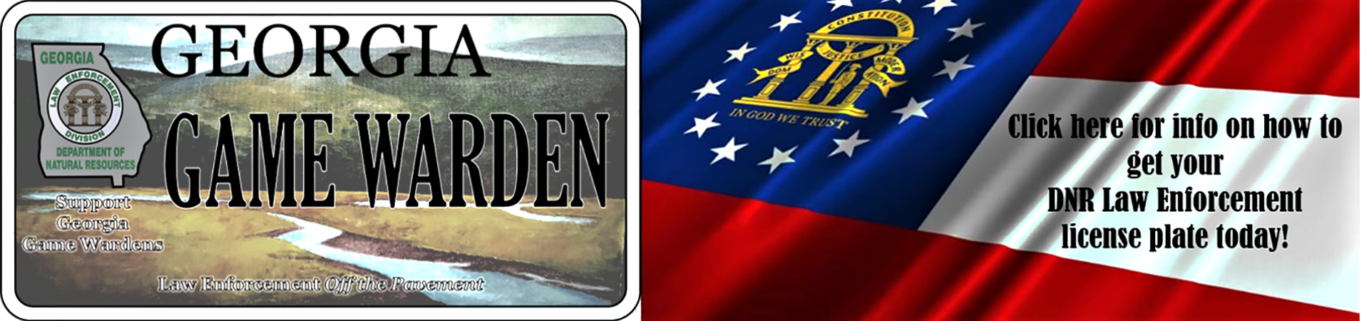 Order your DNR Law Enforcement license plate today!